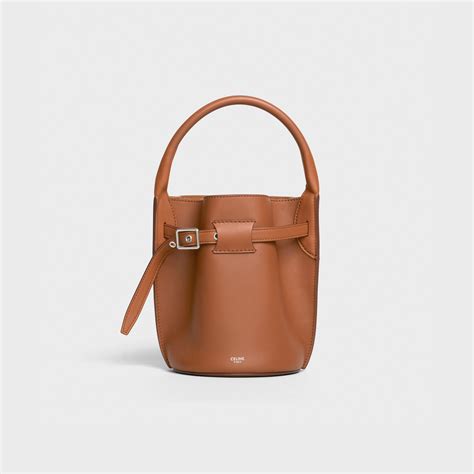 Women's Nano Big Bag Bucket Bag in Smooth Calfskin 